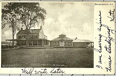 1908 Oritani Field Club House Hackensack NJ Oradell NJ Antique Postcard • $11.21