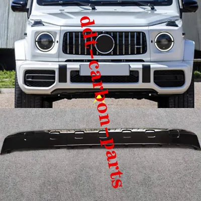 2Pcs For Mercedes G63 AMG 2019-2023 Glossy Black LH&RH Front Bumper Guard Plate  • $335.69