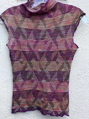 Missoni Italy Textured Shell Sleeveless Top 38 Camisole • $49