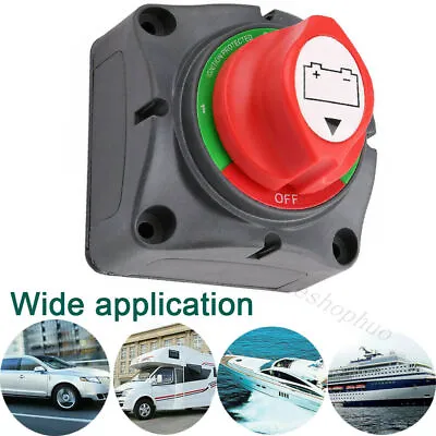 For Car SUV RV Marine Boat Battery Isolator Disconnect Rotary Switch Cut On/Off • $12.99