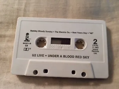U2 Live  Under A Blood Red Sky  Cassette Tape NO ARTWORK • $1.99