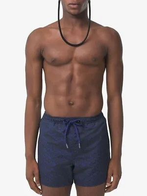 Mens Burberry Monogram Bathing Suit Swim Suit - Blue Size Large • $479.99