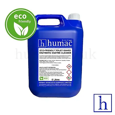 Eco-Friendly Toilet Guard Enzyme Green Technology Cleaner Portable Fluid Tank 5L • £38