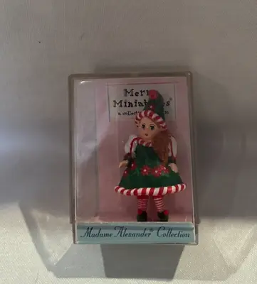HALLMARK Madame Alexander SANTA LITTLE HELPER Merry Miniature 2  Figure • $12.99