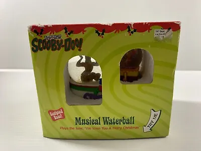 Vintage Enesco Scooby-doo Christmas Musical Double Water Globe 2000 Waterball • $50