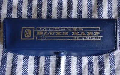 Vintage M. Hohner  Blues Harp  & Case -   Made In Germany  -  C  • $34.95