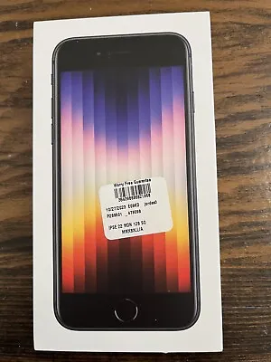 IPhone SE 2022  64G Midnight (Empty Box Only) No Phone • $9.99