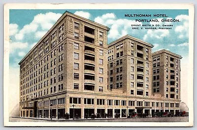 Postcard Multnomah Hotel Portland Oregon Posted 1917 • $8.90