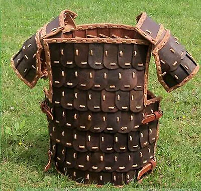 Halloween Viking Leather Scale Armor Medieval Leather Renaissance Cosplay Armor • £132.77