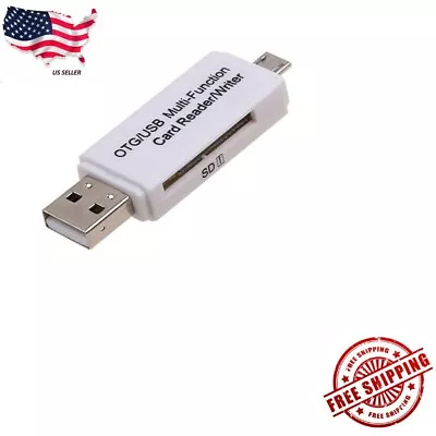 2in1 USB 2.0 Micro USB OTG SD/TF Flash Card Reader For Android Tablet PC LW • $2.99