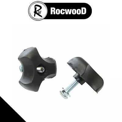 Lawnmower Handle Bar 8mm Nuts And Bolts Screws Pair Of 2 • £6.65