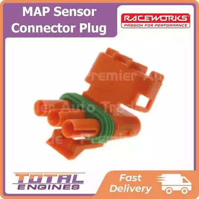 Raceworks MAP Sensor Connector Plug Fits Holden Camira JD 1.8L 4Cyl 18JU (LV6) • $32.70