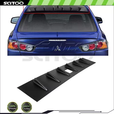 Fit For 2008-16 Mitsubishi Lancer Rear Roof Spoiler Vortex Generator • $32.28