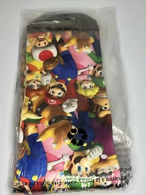 Nintendo Mario Bros. Collage Group Photo Premium Sublimated Crew Socks • $8.50