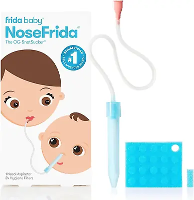 Baby Nasal Aspirator Nosefrida The Snotsucker With 20 Extra Hygiene Filters By • £9.32