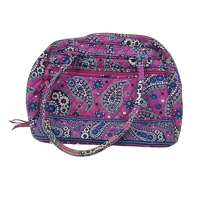 VERA BRADLEY BOYSENBERRY PURPLE PAISLEY Small DUFFLE BAG LUGGAGE • $44