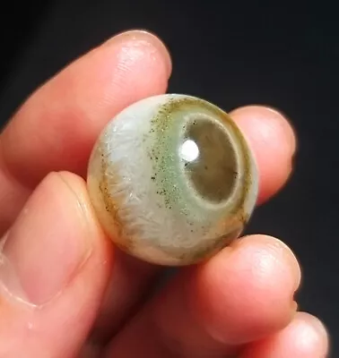 TOP 8G Natural Gobi Agate Eyes Agate Sphere Ball Crystal Stone Madagascar K160 • $3.25