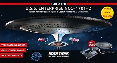 £24.99 • Buy Build The Star Trek U.S.S. Enterprise | NCC-1701- D | 1 X Parts Pack | Eaglemoss
