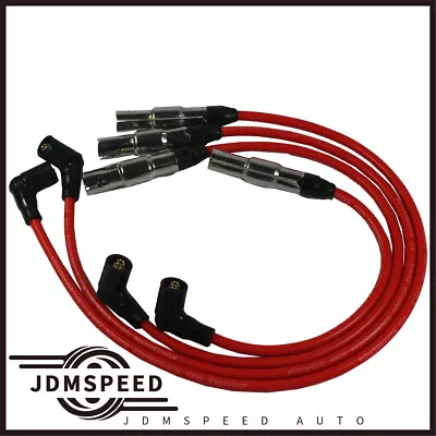 JDMSPEED 97127 Set 8MM Spark Plug Wire For VW Golf GTI Jetta Beetle Bora 2.0L • $23.99
