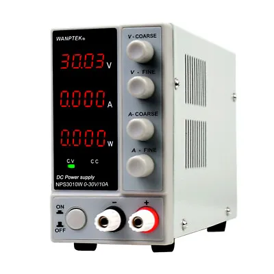 30V 60V 120V 6/10A Adjustable Bench DC Power Supply Lab Variable Power Switching • £95.99