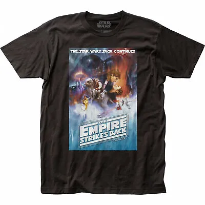 $31.98 • Buy Star Wars The Empire Strikes Back Movie Poster T-shirt Black