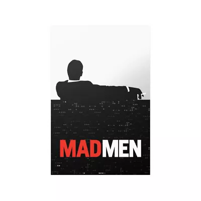 Mad Men Tv-Show Minimalistic High Quality Satin Paper Poster  Jon Hamm • $25.60