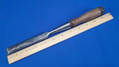 Vintage TH WItherby 3/4  Bevel Edge Socket Chisel With Winsted Edge On The Back • $29.95