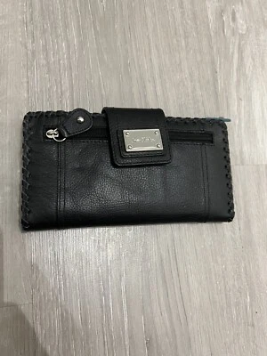 £4 • Buy Jane Shilton Black Leather Purse Woman’s 