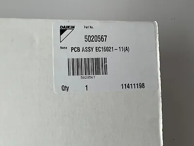 Daikin 5020567 PCB ASSY EC16021-11(A) Air Condtioning PCB Indoor Pcb • £54.99