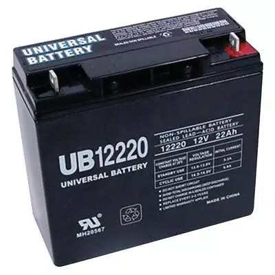 UPG 12 Volt 22 Ah UB12220 UPS Battery Replaces Enduring 6FM22 6-FM-22 • $59.99