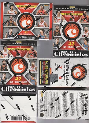 ( 6 ) 2021-22 Panini Chronicles Basketball Factory Sealed Blaster Boxes - 6 Box • $81.99