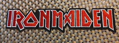 Iron Maiden (band) Logo Embroidered Patch Iron-On Sew-On US Ship • $4.25