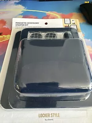 U Brands Magnetic Locker Accessory Starter Kit Organizer Mirror 6pc Blue NEW NIB • $13.99