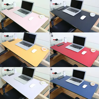£11.99 • Buy Anti-slip Home Waterproof Desk Mat PU Leather Mouse PadOffice Desk Protector