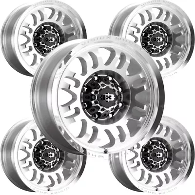 (5) Vision 409 Inferno 17x8.5 6x5.5  +0mm Machined/Milled Wheels Rims 17  Inch • $1164.95