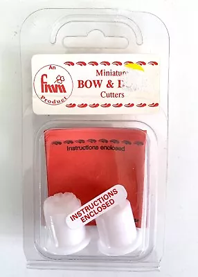 FMM Cutting Tools MINI ATURE BOW & DOVE Cake Decorating  Fondant Sugar Paste • £3.79