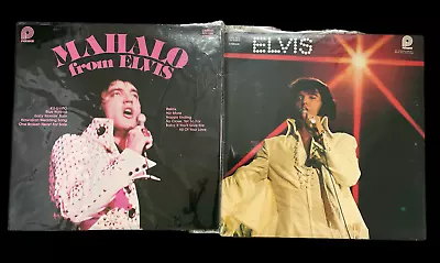 2 VINTAGE Elvis Presley Vinyl Album LP RECORD Lot   Mahalo HAWAII PICKWICK VG+ • $5.99