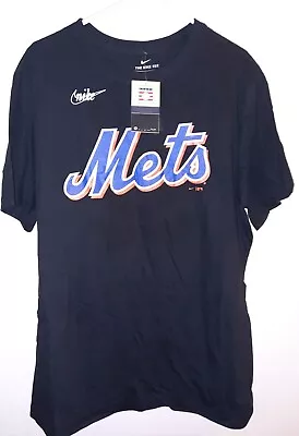 New York Mets Mike Piazza Black Nike T-Shirt Size XL New With Tags • $24