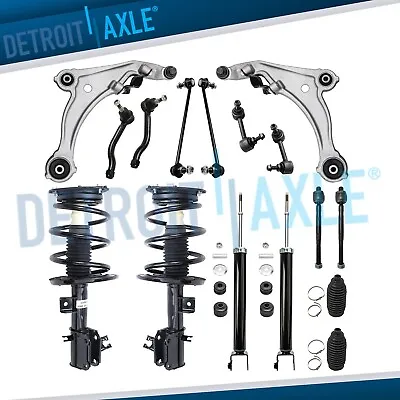 16pc Front Struts Rear Shock Control Arms Suspension Kit For 09-14 Nissan Maxima • $426.57