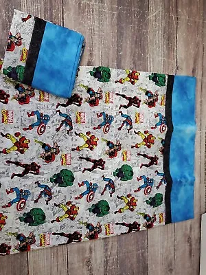 Standard Size Handmade Pillowcase Set Of 2 Marvel Comic Superheroes Ironman Thor • $25