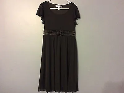 Speechless Girls Dress Size 8 Sheer Sleeves Black Formal Fully Lined 123 • $9.99