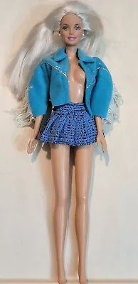 Vtg 1993 Mattel WESTERN STAMPIN BARBIE Jacket On Modern Fashionista Doll C312G  • $18.05