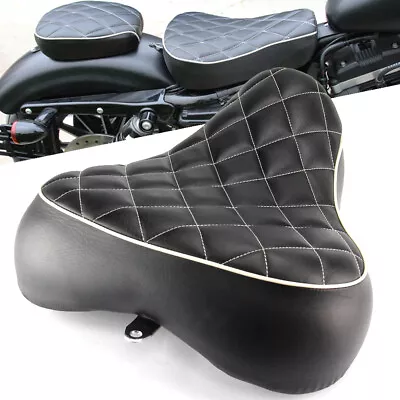 Front Driver & Rider Solo Seat For Harley Sportster XL 1200 Iron 883 72 48 83-03 • $64.81