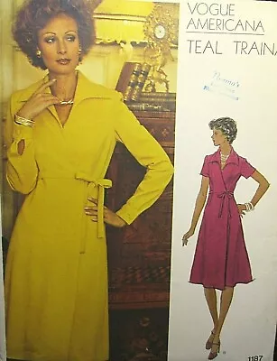 Vogue Americana Pattern 1187 Teal Traina Size 14 • $35