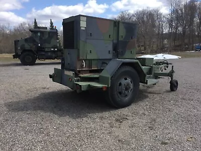 $7500 • Buy 30kw Diesel Military Generator Mounted On 3.5 Ton M-353 Trailer