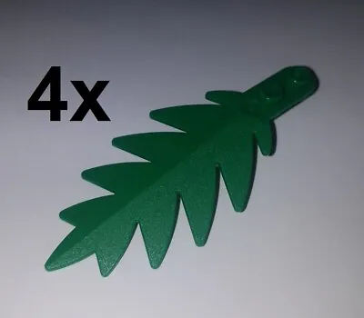 Lego Parts - 4x Green Palm Leaves/tree/foliage/8x3 Studs/palm Leaves/palmleaf • $6.39