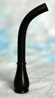 Bent Curved Bagpipe Mouthpiece 5.5 Inch Black Plastic By Ayrshire Bagpipes Pipes • $28.40