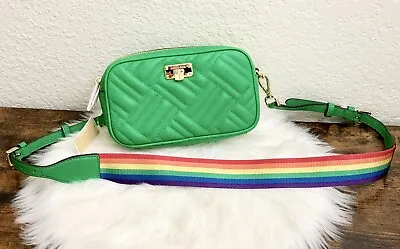 Michael Kors Peyton Small Camera Bag In Green • $118