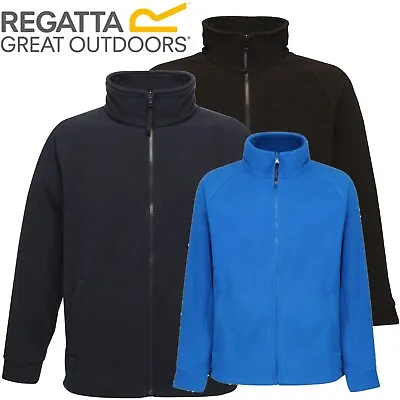 Regatta Mens Thor Full Zip Anti Pill Fleece Workwear Outdoor Jacket TRF532 • £17.95