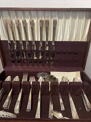 85 Pcs Vintage Oneida Nobility Plate Caprice Silver Plate Flatware Silverware • $99.99